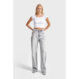 High-Waisted Straight Jeans Women It's Basic image-1