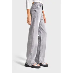 High-Waisted Straight Jeans Women It's Basic image-3