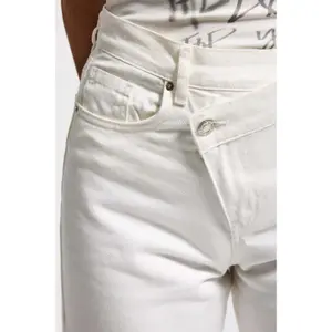 Timeless High-Waisted Straight Jeans Women's Rigid Cotton It's Basic image-4