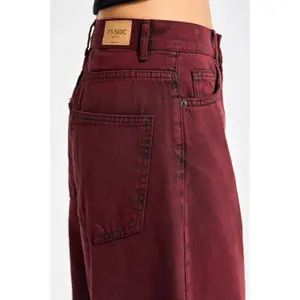 Tapered Jeans mit hoher Taille Damen It's Basic Skater image-4