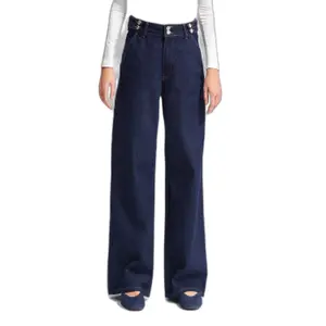 Hoch taille Wide Leg Jeans Damen It's Basic image-0