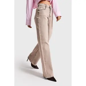 Jeans Straight mit feinem und vielseitigem Touch in mittelhoher Taille für Damen It's Basic image-3
