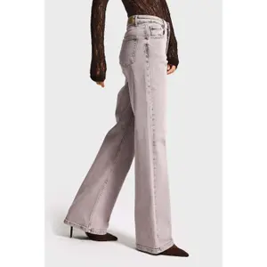 Jeans Straight Hohe Taille Denim Stretch Leicht Damen It's Basic image-3