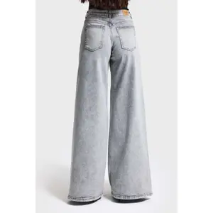 High Waisted Timeless Refined Wide Leg Palazzo Jeans Women It's Basic image-2