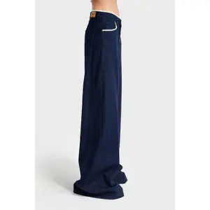 Jeans Palazzo Wide Leg mit mittelhoher Taille Denim Damen It's Basic image-3