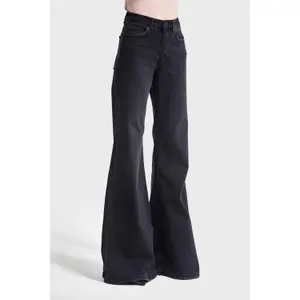 Mid-rise Flare Jeans Women's Rigid Cotton It's Basic image-2