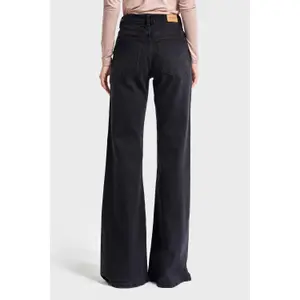 Mid-rise Flare Jeans Women's Rigid Cotton It's Basic image-3