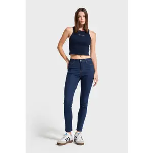 Hochgeschnittene Skinny-Jeans für Frauen It's Basic image-1