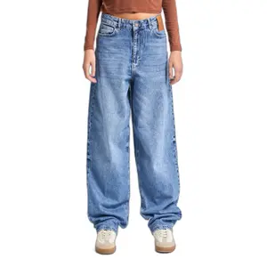 Tapered Jeans tidlös midjeshigh dam It's Basic Skater image-0