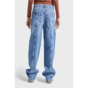 Tapered Jeans tidlös midjeshigh dam It's Basic Skater image-2