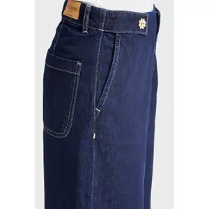 Hoge Taille Tijdloze Wide Leg Jeans Dames It's Basic image-4