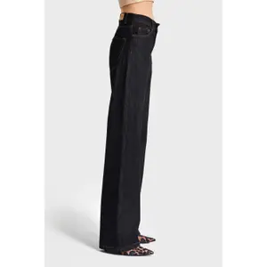 Loose Fit Mid-Rise Jeans with Ease and Boldness Women It's Basic image-3