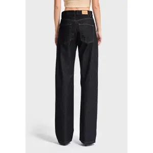 Loose Fit Mid-Rise Jeans with Ease and Boldness Women It's Basic image-1