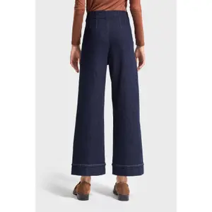 High Waist Relaxed Wide Leg Jeans Dames It's Basic image-2