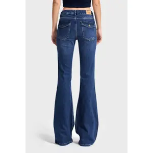 Mid-Rise Flared Jeans Women It's Basic Olivia image-2