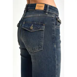 Mid-Rise Flared Jeans Women It's Basic Olivia image-4