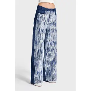 Hochbund Weite Beinform Jeans Damen It's Basic image-2