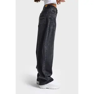 Tapered Jeans Damen It's Basic Barrel Balloon image-1