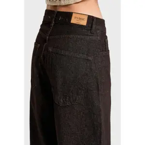 Women's High Waisted Easy Straight Jeans with a Clean Silhouette It's Basic image-4
