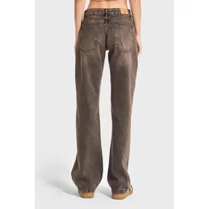 Low Rise Flared Jeans Dames It's Basic image-2