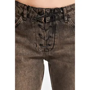 Low Rise Flared Jeans Dames It's Basic image-4