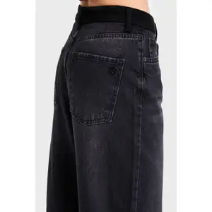 Jeans Wide Leg met Hoge Taille Denim Dames It's Basic image-4