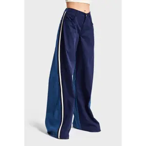 Palazzo Jeans Weite Beine Fließend Hohe Taille Damen It's Basic image-3