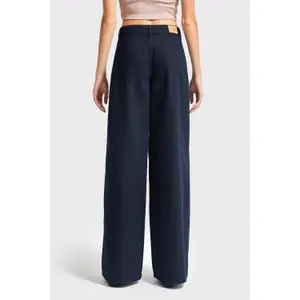 Wide Leg Jeans Lage Taille Dames It's Basic image-2