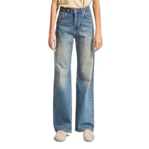 Timeless Clean Lines Mid-Rise Straight Jeans Women It's Basic image-0