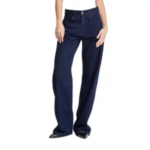 Damen Jeans mit mittelhoher Taille, lockere Passform It's Basic Rhinestone image-0