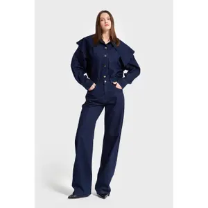 Damen Jeans mit mittelhoher Taille, lockere Passform It's Basic Rhinestone image-2
