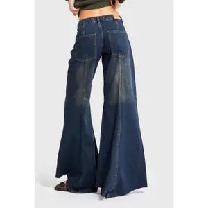Low-Rise Palazzo Jeans Women It's Basic image-2