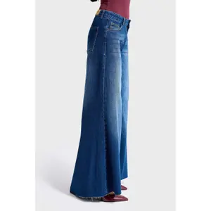 Low-Rise Palazzo Jeans Women It's Basic image-3
