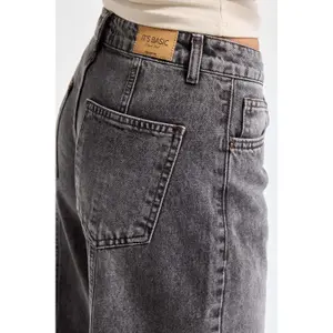 Low-Rise Palazzo Jeans Women It's Basic image-4