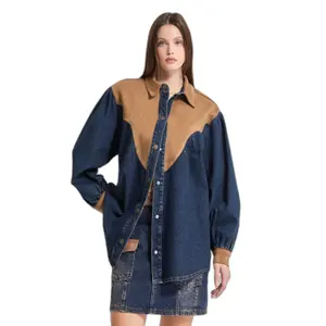 Oversize-Jeansjacke Damen It's Basic image-0