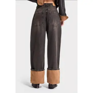 Jeans Baggy vita media donna It's Basic image-2