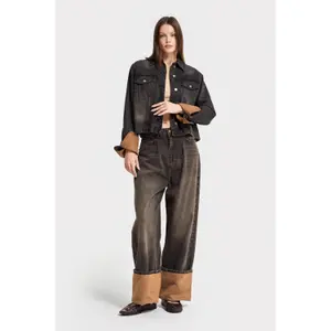 Jeans Baggy vita media donna It's Basic image-1