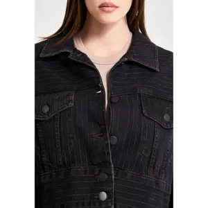 Jeansjacke Damen It's Basic image-4