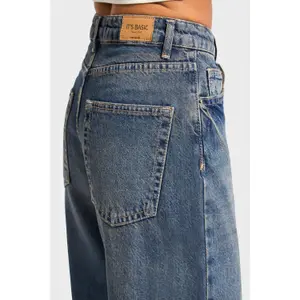 Women's Mid-Rise Straight-Leg Jeans It's Basic image-4
