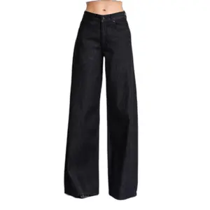 Jeans Palazzo Wide Leg vielseitig hohe Taille Damen It's Basic image-0
