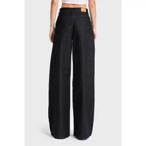 Jeans Palazzo Wide Leg vielseitig hohe Taille Damen It's Basic image-2