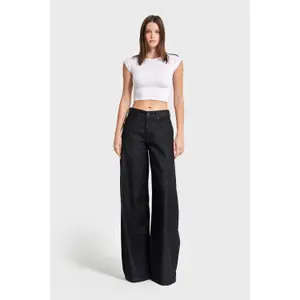 Jeans Palazzo Wide Leg vielseitig hohe Taille Damen It's Basic image-1
