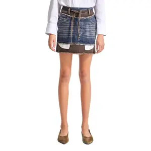 Women's denim mini skirt It's Basic image-0
