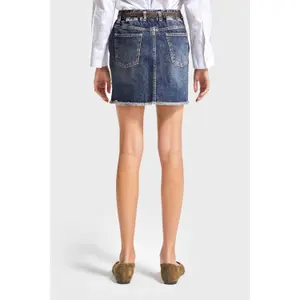 Women's denim mini skirt It's Basic image-1
