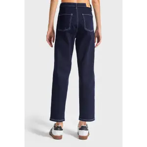 Relaxed Straight Mid-Rise Jeans Women It's Basic image-1