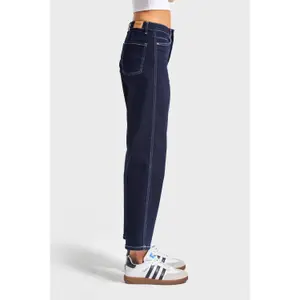 Relaxed Straight Mid-Rise Jeans Women It's Basic image-2
