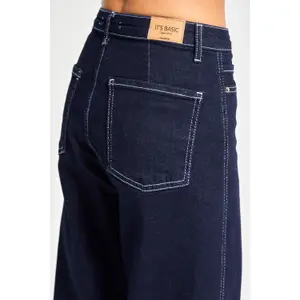Relaxed Straight Mid-Rise Jeans Women It's Basic image-4
