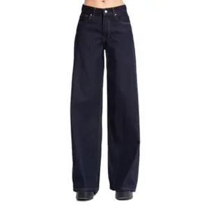 Jeans Palazzo Wide Leg vereint Eleganz und Leichtigkeit hohe Taille Damen It's Basic image-0