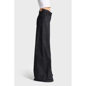 Jeans Palazzo High Waist Denim Damen It's Basic image-3