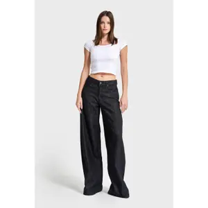 Jeans Palazzo High Waist Denim Damen It's Basic image-1